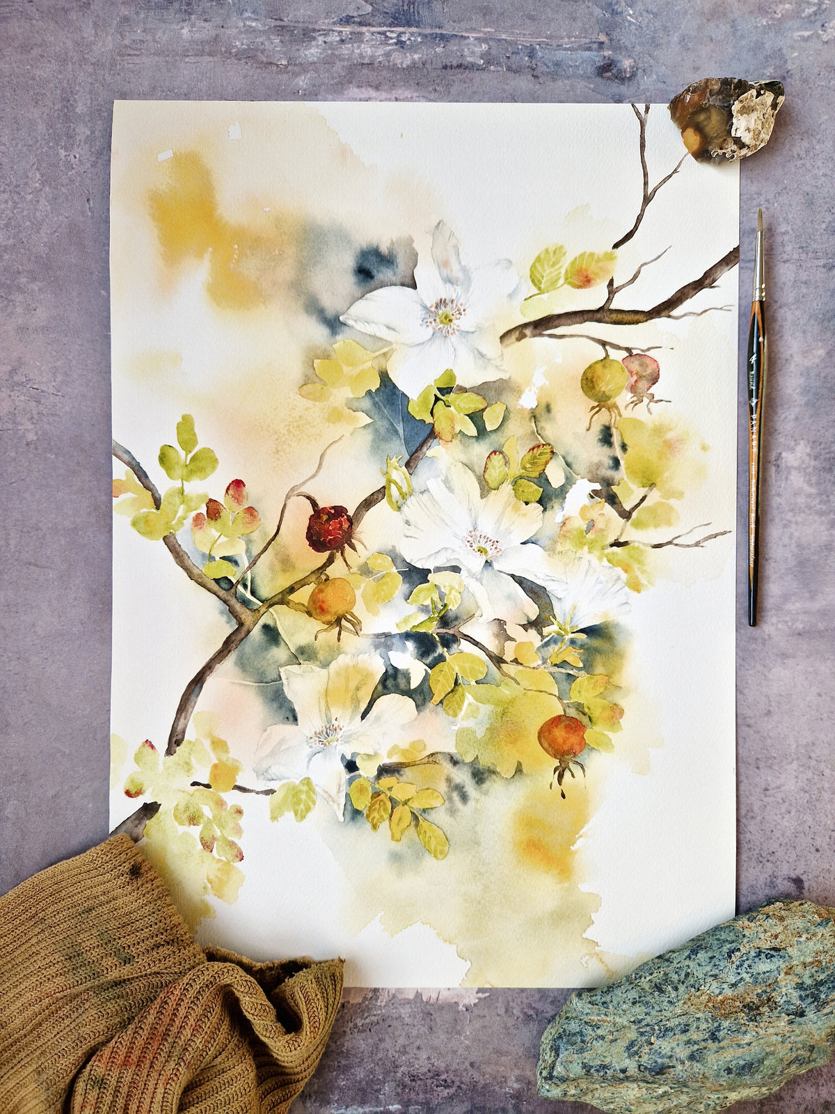 Wild Autumn Roses